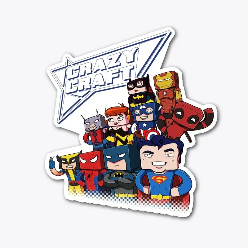 Crazy Craft Superheroes